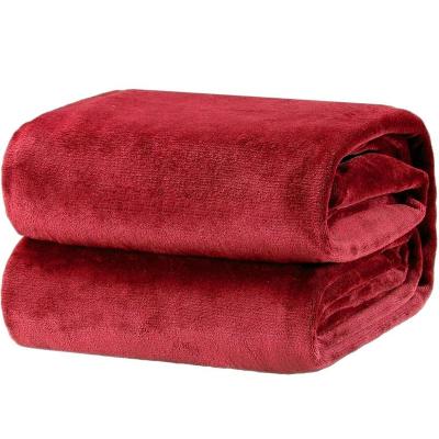 China PASSIONATE Flannel Fleece Blanket Washed Lightweight Super Soft Luxury Bed Blanket for sale