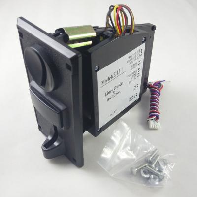 China EU1 Multi-coin Plastic Coin Acceptor RS232 Coin Selector for sale