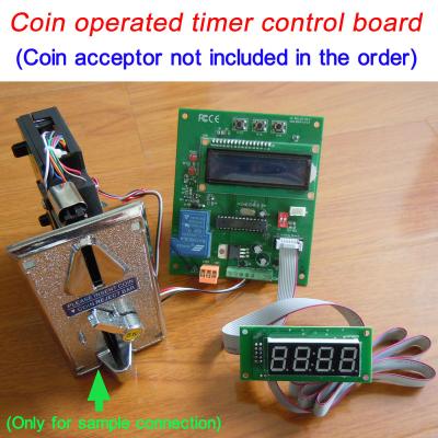 China Four digit display bill acceptor/coin operated timer WF-501LCD for sale