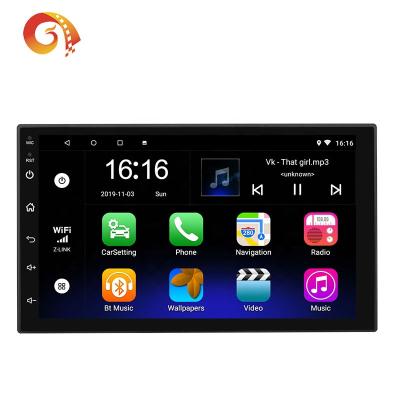 China Universal 7inch 7168 Car GPS Support 7inch 2 Din Universal DVD Player Android Car Stereo with GPS for sale