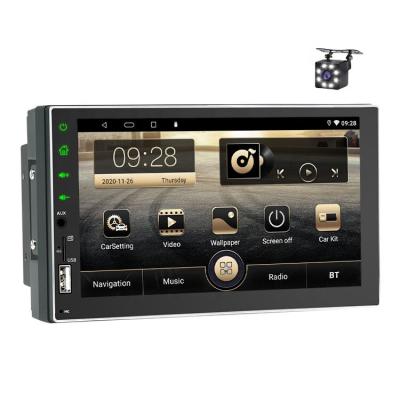 China BT Dvd Automotive Auto Car Multimedia Navigation Gps 2 Din Head Unit Factory Supply 1G+16G Wifi Audio Android for sale