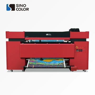 China Printing Shops China Production 1800mm Width 2/4 i3200 Heads 2400dpi Inkjet Textile Printer For Flex Banner Billboard Light Box for sale