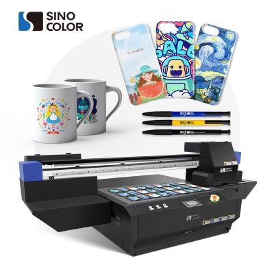 China Multifunction A1 Print Shops 2/3/4 i1600 Heads 2400dpi 3d Texture UV Flatbed Printer Varnish Ink For Acrylic Customize Case Mobile Phone for sale