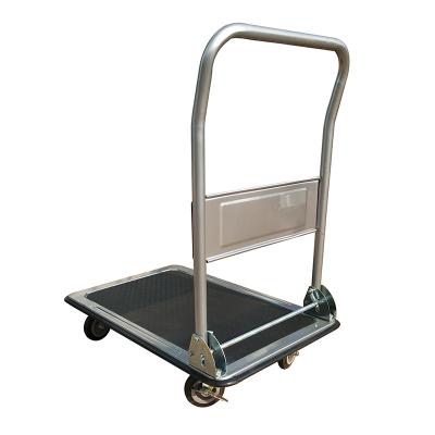 China Tools Factory Prices Wholesale 4 Wheel Trolley Platform Foldable Hand Truck for sale