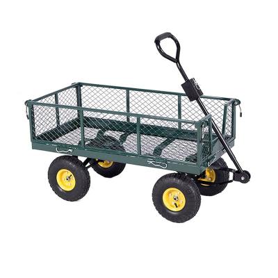 China Convenience good quality mesh steel garden cart used garden cart cart for sale