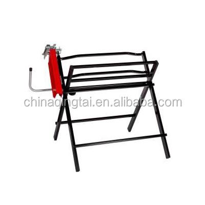 China Home Use Sawhorse Steel Trestle With Red Chainsaw Stand for sale