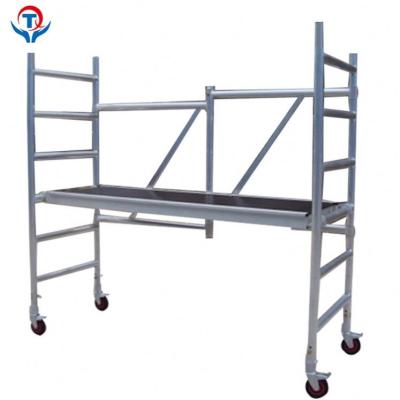 China Aluminum Construction Used Aluminum Ringlock Folding Scaffolding For Sale for sale