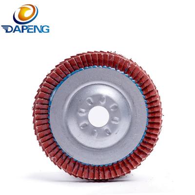 China DAPENG Top Sale 40 Grit Customized Flexible Flap Discs Grit 3 Years Warranty Te koop