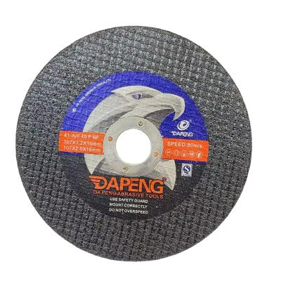 Κίνα DAPENG Stainless Steel Cutting Wheel 4 Inch 107*1.2*16 Mm Disc Abrasive Metal for Cuting προς πώληση