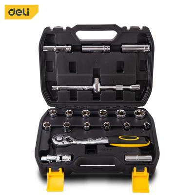 China DIY Grocery Tools DL2020T Impact Box 20 Pcs Wrench Tool Socket Set for sale