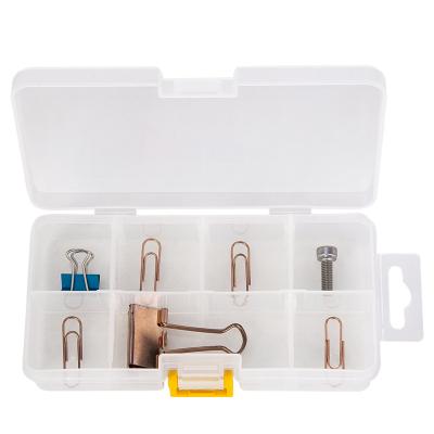 China Come With Buckle Wholesale Price Tools Parts Storage Small Buckle PP Storage Box Parts Box 138*70*30mm for sale