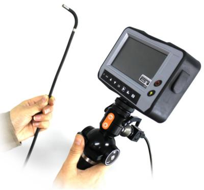 China Black Lightweight Portable NIGHT VISION Video Borescope With 4 Way Articulation Of 365nm UV Light for sale