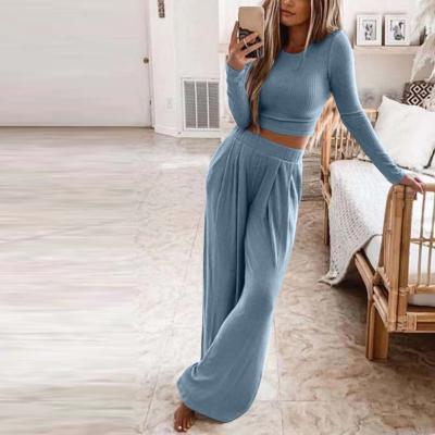 China New Breathable In Designer Pajamas Two Piece Pants Sets Home Wear Plus Size Women's Sleepwear for sale