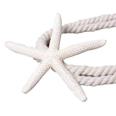 中国 Wholesale simple style starfish curtain tie backs creative weaving curtain side buckle straps curtain buckle and strap kit 販売のため