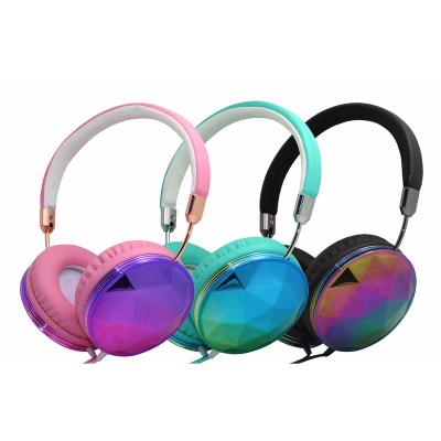 China Headband Factory Directly Sell OEM Disco Gaming Computer Cable Silent Stereo Over Ear Headset Wire Earphone for sale