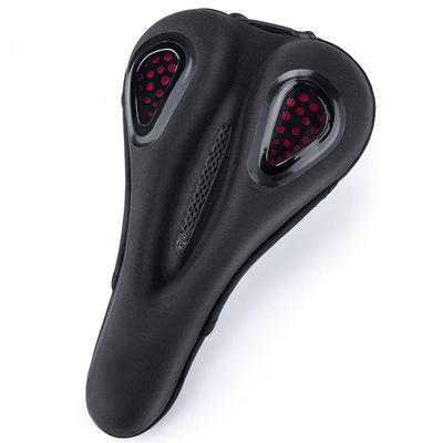 China New Products Waterproof Bicycle Cushion Bike Silicone Cover Saddle Seat Cover Mountain Bike Padded Bicycle Seat for sale