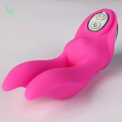 China Real Touch Feeling Silicone Finger Movement Rechargeable Clitoris Rabbit Vibrators For Women for sale