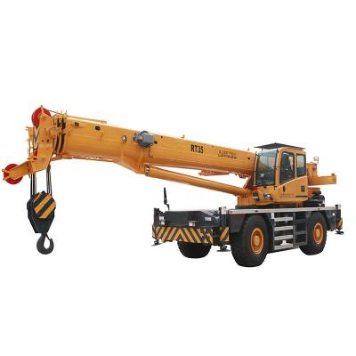 China Widely Used TRUCK CRANE RT35 35ton Rough Terrain Crane With Low Price for sale