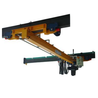 China Bridge crane 500kg small 1/2/3/5/10 ton overhead crane electric single girder suspension crane for sale