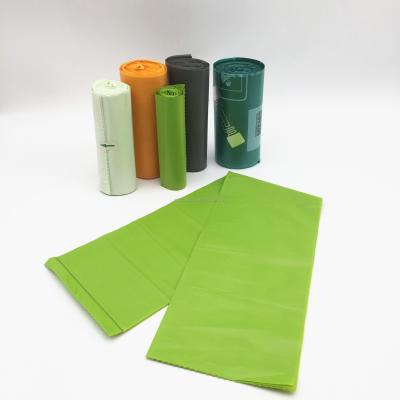 China YURUI BIODEGRADABLE Eco Friendly Biodegradable Compostable Waste Bag With Flat Opening for sale