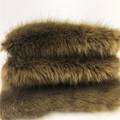 China 2020 new fashion auto upholstery fashion faux fur fabric running stock garment/textile/home shoes/toy for sale