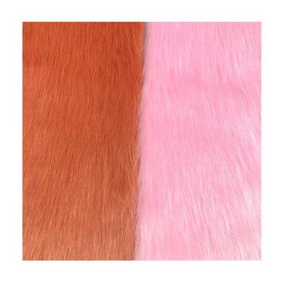 China Auto Wholesale High Quality Faux Fur Fabric Upholstery Running Spells Fox Fur for sale