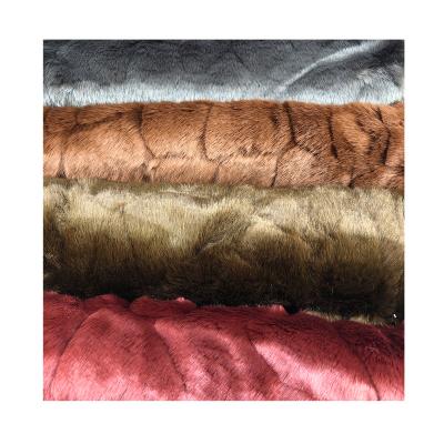 China Auto Wholesale Good Quality Faux Fur Fabric Stock Lots Of Upholstery For Garment for sale