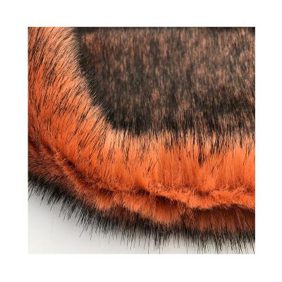 China Auto Fabric Stock Artificial Fur Stain Upholstery Monochrome Dyed Tip For Garment for sale