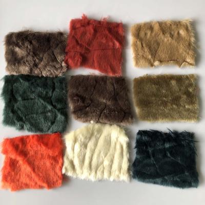 China Auto upholstery manufacturer cheap prices high quality running lot polyester faux fur fabric for sale