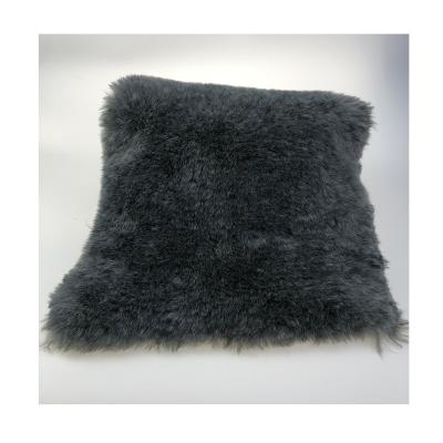 China Soft High Quality Custom Home Gray Artificial Fur Textile Fabrics For Shoes/Clothes/Toys for sale