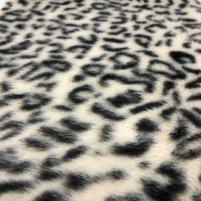 China Breathable Leopard Print Home Textile Plush Fabric Factory Cheap Custom Price for sale