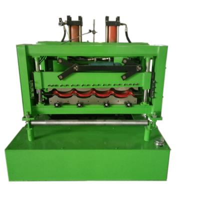 China Metal Step tile making machine glazed tile cold roll forming machine for sale