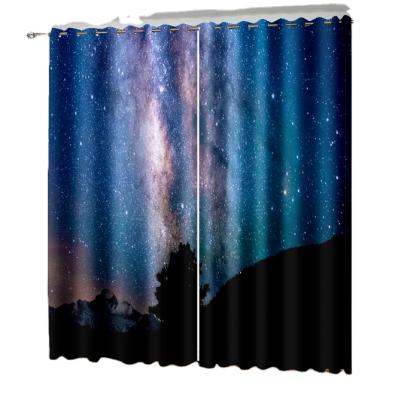 China Blackout Custom Design Black Silk Fabric Curtain Accessories Window Curtain Living Room Window Wall Curtain for sale