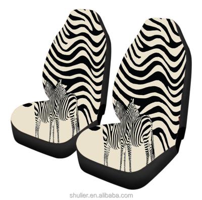 China Custom Luxury Custom Super Comfortable Fashion Simple Car Seat Cover Zebra Bars Soft Style for sale