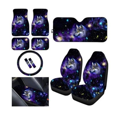 China Universal Full Set 11 Pcs Car Seat Covers Washable And Breathable Fabric Bset Luxury Price Set for sale