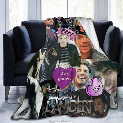 China Throw Blanket Printed Anti Static Blanket Personalized Flannel Blanket for sale