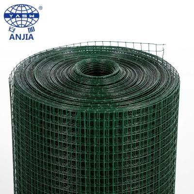 China Construction Wire Mesh High quality PVC cotaed Powder coated welded wire mesh roll 5ft to 8ft height plastic iron wire welded mesh for sale