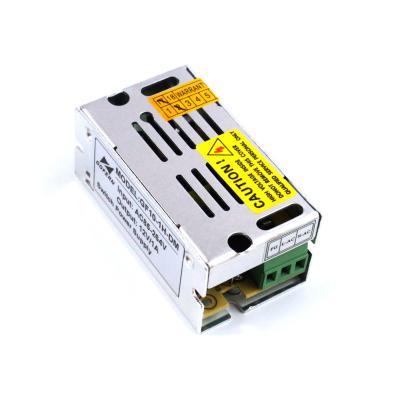 China GF10-1H-DM 10w 12v DC to AC Mini Metal Aluminum Case Universal 12v Mode Switching Power Supply for sale