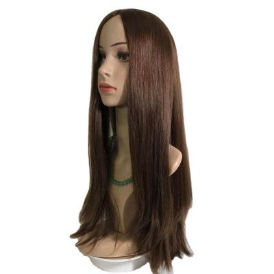 China European Curly Hair Topper Silk Top Lace Front Lace Front Lace Front Hair Jewish Medical Jewish Kosher Wig For Hair Less Lose Replacements for sale