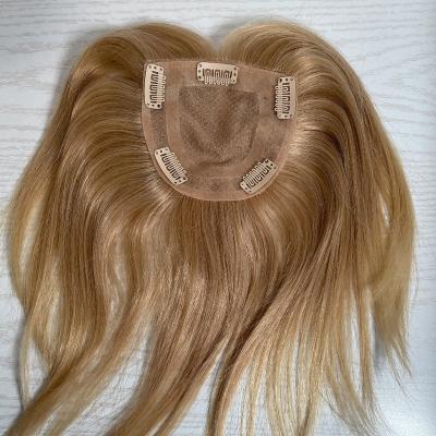 China Silky Straight Wave Women Hair Topper For Thin Hair Loss Less Alopecia Replacement Baldness Medical Wig for sale