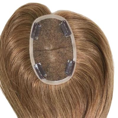 China Women Straight Hair Topper For Thin Hair Loss Less Alopecia Medical Hair Baldness Replacement Wig for sale