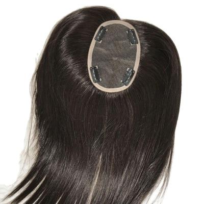 China Women Natural Straight Hair Topper For Thin Hair Loss Less Alopecia Hair Replacements Baldness Medical Wig for sale