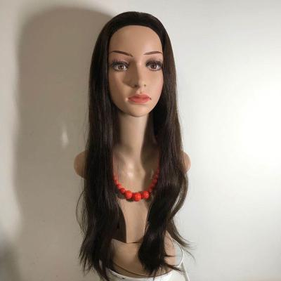 China Natural Straight Hair Topper Lace Front Lace Front Wig Medical Kosher Jewish Band Drop for sale