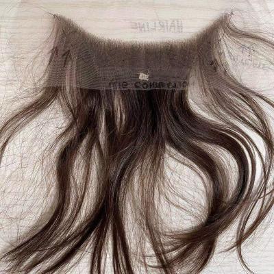 China Luxury Jewish Kosher Hair Lace Front Lace Top Halos Hair Extensions Women Swiss Remy Premium Hair Topper For Thin Hair Loss Less for sale