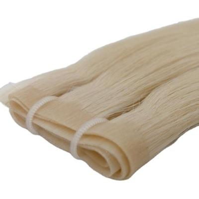 China Hair Weft Hair Made Wefts Blonde Color Tape Wefts Hair Extensions Hand Made Wefts Tape In Extensions for sale