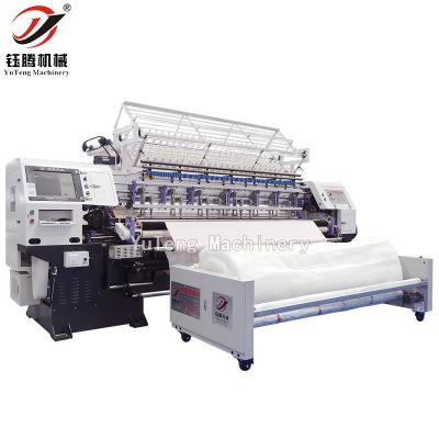 China Factory Use Computer Shuttle Lock Stitch Multi Needle Quilting Machine For Quilt Bedding Making Product for sale