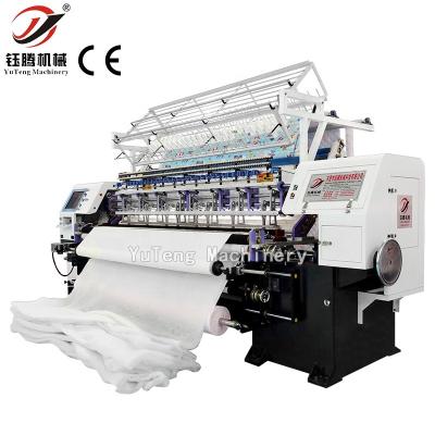 중국 Automatic 96 Inches High Speed Multi Neeedle Quilting Machine For Bedding Sofa Cover Quilt 판매용