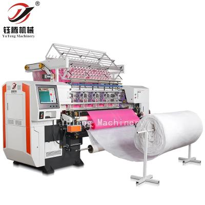 China Fabrica de uso Computarizado Automático Shuttle Multi Agulha Quilting Machine para fazer roupas Produto têxtil doméstico à venda