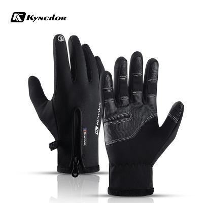 China Simple Logo Winter OEM Touch Screen Warm Waterproof Gloves For Man for sale