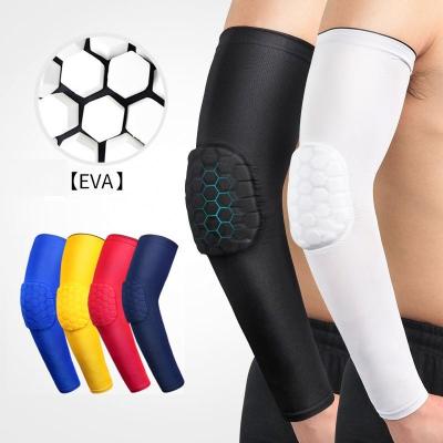 China Anti-collision Arm Protection Fitness Basketball Compression Elbow Arm Sleeves for sale